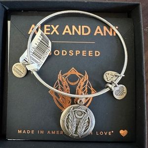 Alex and Ani Godspeed Charm Bangle
